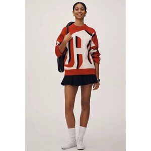 NWT Size M - Anthropologie Oversized Graphic Monogram Sweater (NWT US$ 158)
